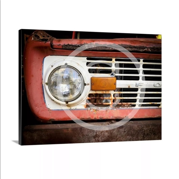 Large Wall Canvas Picture Print Classic Truck Ford